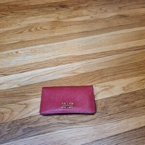 Salvatore Ferragamo Continental wallet Lipstick Red Salvatore Ferragamo